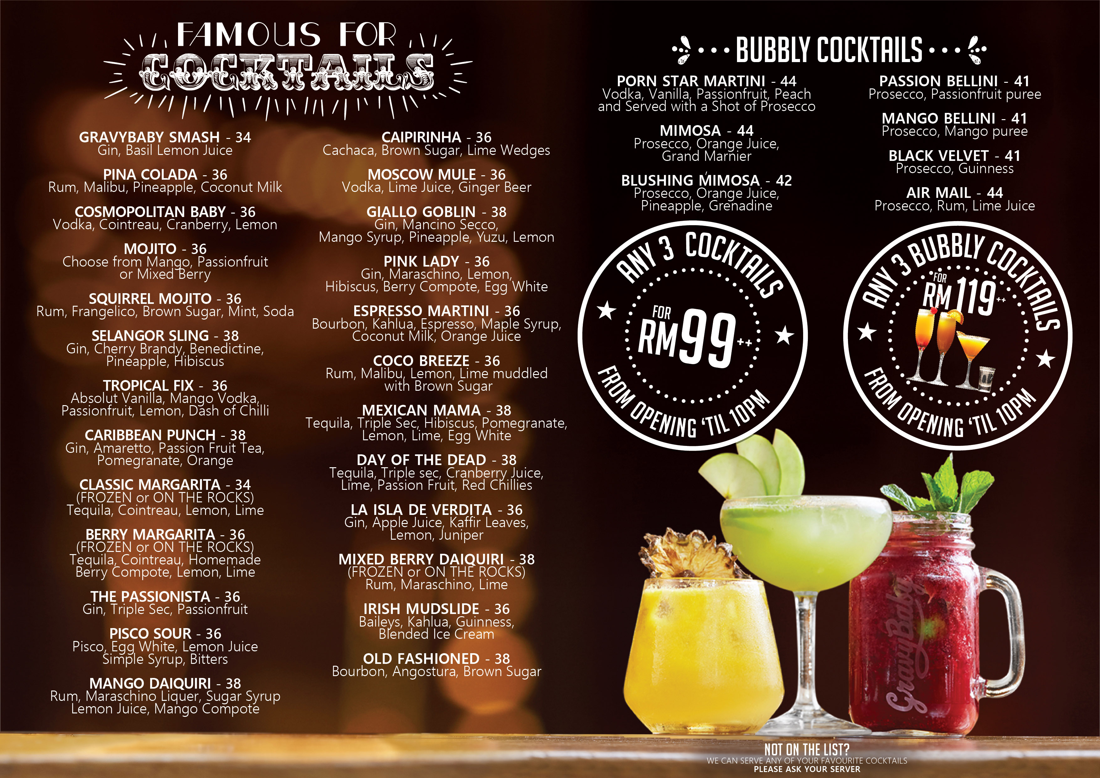 famous for cocktails