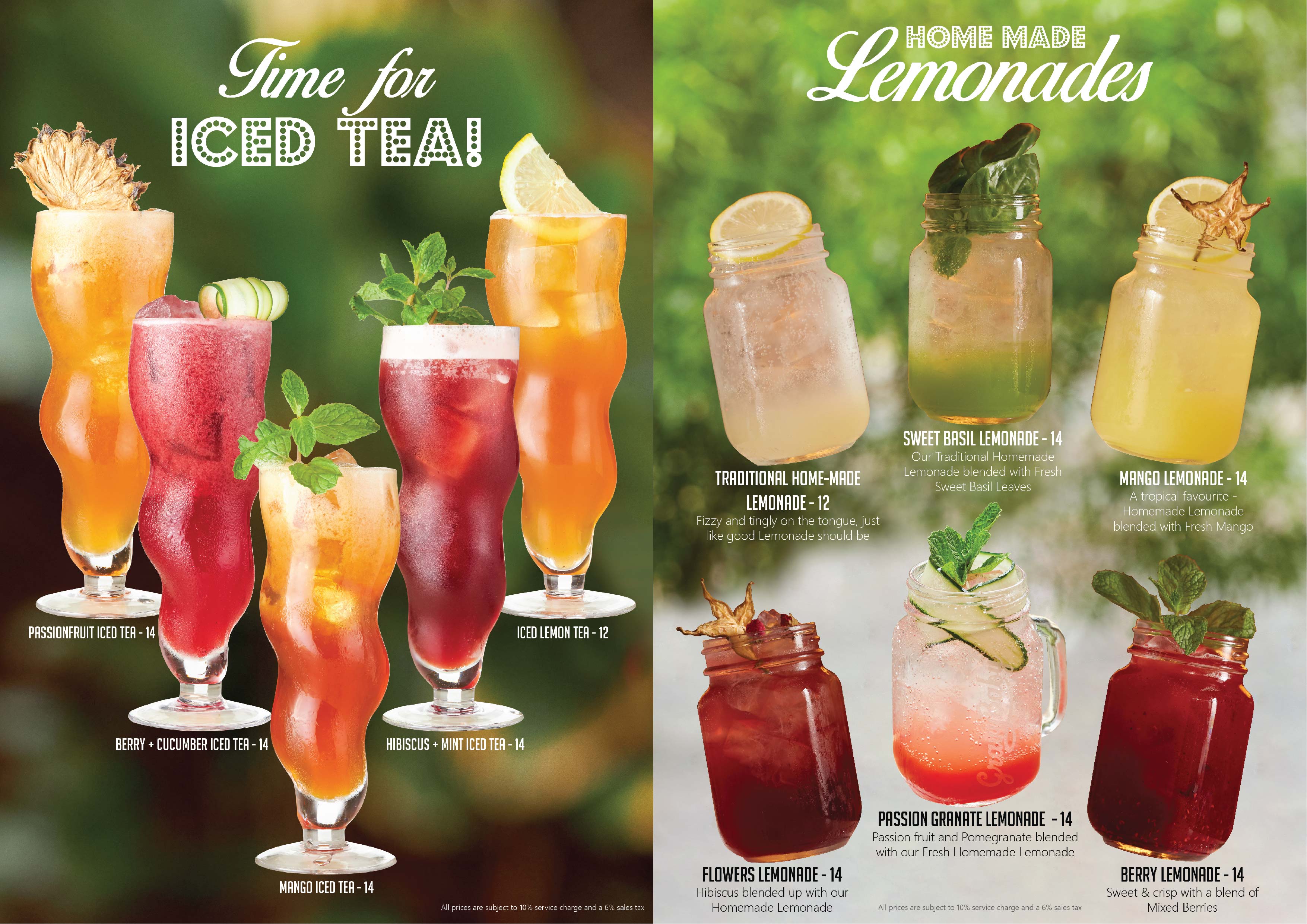 Ice Tea Lemonades