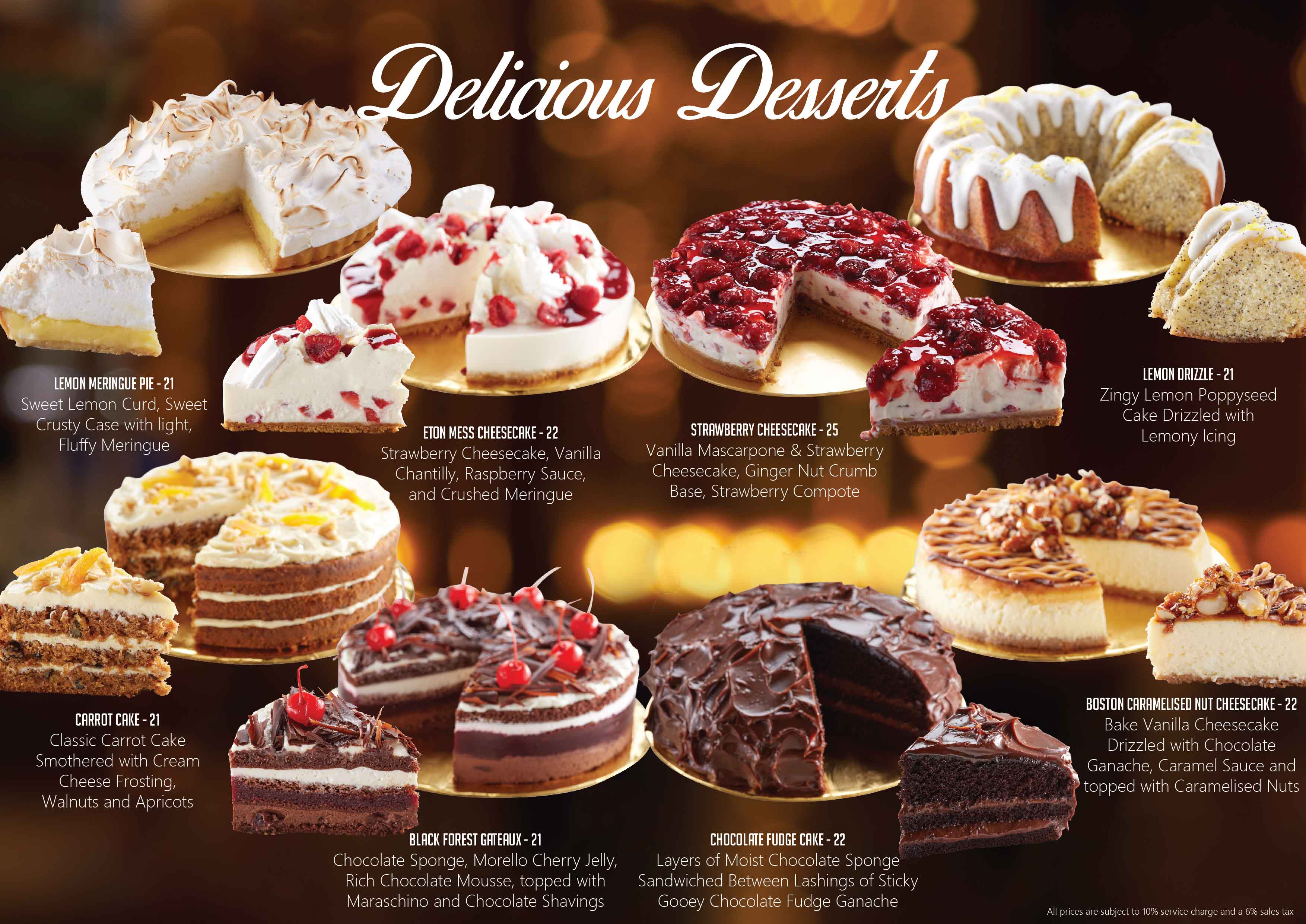 delicious, desserts, cakes HQ
